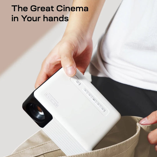 Mini Projector 1080P Supported,4000 Lumens LED 3.0 Outdoor Theater, 60000HRS Lamp Life