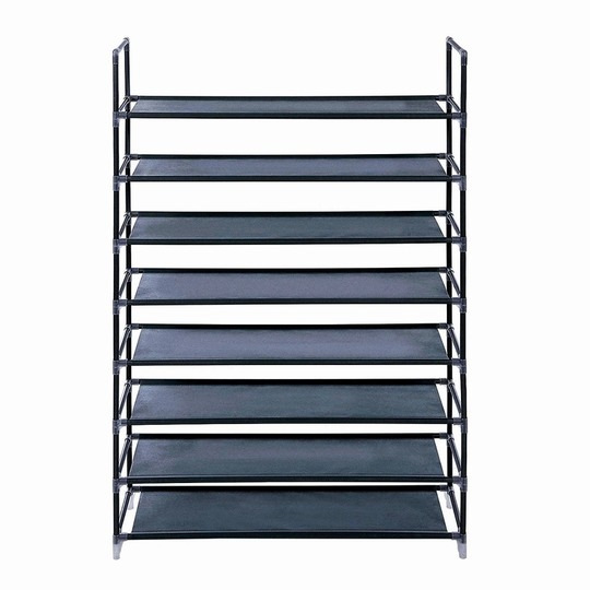 8-Tier Shoe Rack Tower Shelf - Holds 32 Pairs