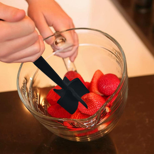 Meat Chopper with 5 Curve Blades for Ground Meat - Heat Resistant Nylon - Non-Scratch