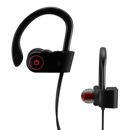 Bluetooth Sports Earphones W/Mic IPX7 Waterproof HD Stereo Sweat Proof In-Ear Earbuds