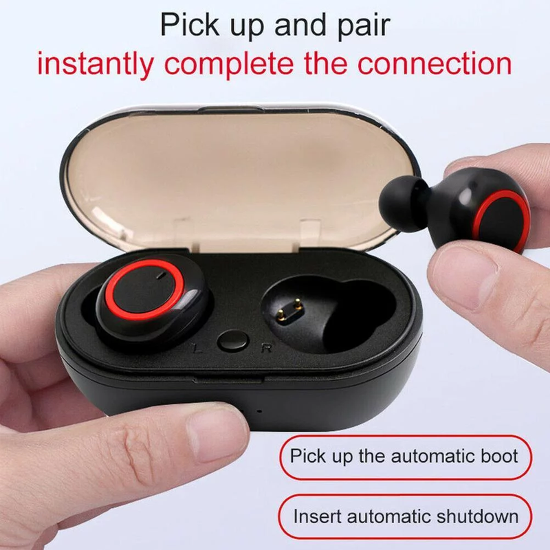 Bluetooth 5.0 Wireless Earbuds Headphones TWS True Wireless Stereo with Charging Case