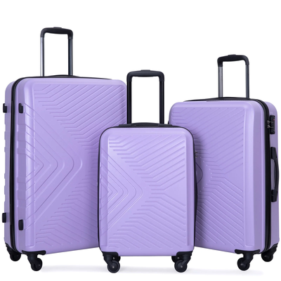 3 Piece Hardshell Luggage Set - Lightweight, TSA Locks,  and Spinner Wheels