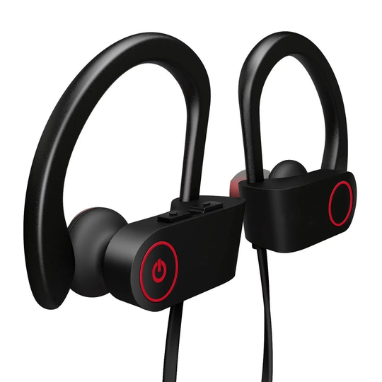 Bluetooth Sports Earphones W/Mic IPX7 Waterproof HD Stereo Sweat Proof In-Ear Earbuds