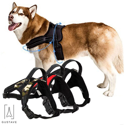  Adjustable No Pull Dog Harness for Large Dog with Belt Buckle