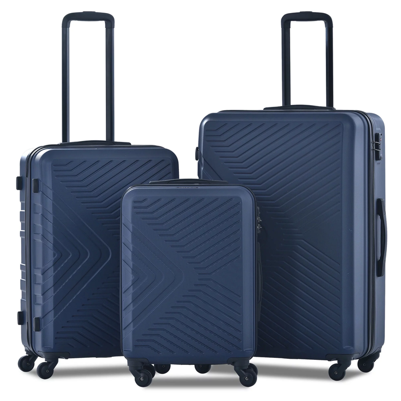 3 Piece Hardshell Luggage Set - Lightweight, TSA Locks,  and Spinner Wheels