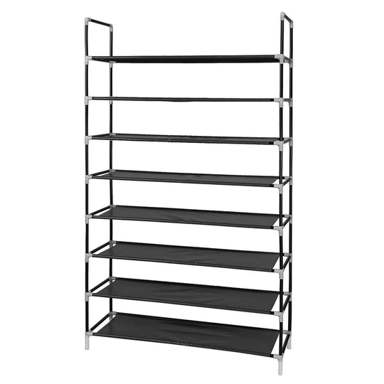 8-Tier Shoe Rack Tower Shelf - Holds 32 Pairs