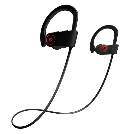 Bluetooth Sports Earphones W/Mic IPX7 Waterproof HD Stereo Sweat Proof In-Ear Earbuds