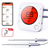 Digital Wireless Meat Thermometer with 2 Probes - BBQ, Oven, Grill