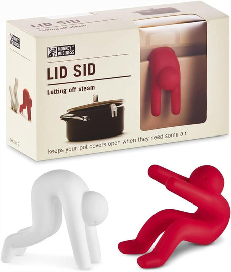 Pot Lid Lifter-Holder - Keeps Pots From Boiling Over