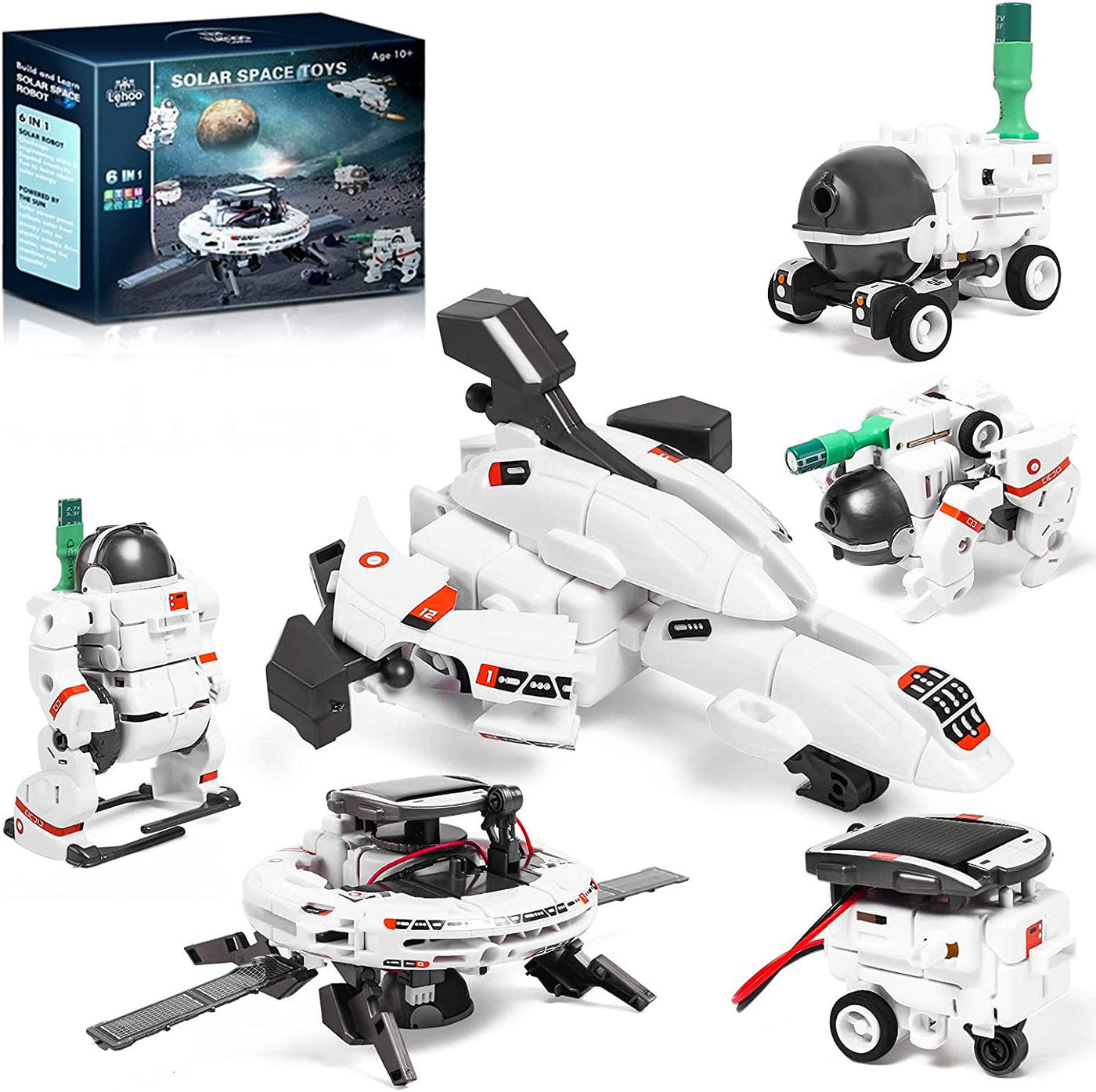 Solar Space Robot Toys 6-in-1 