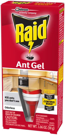 Raid Ant Gel, Continues Killing for up to 1 Month