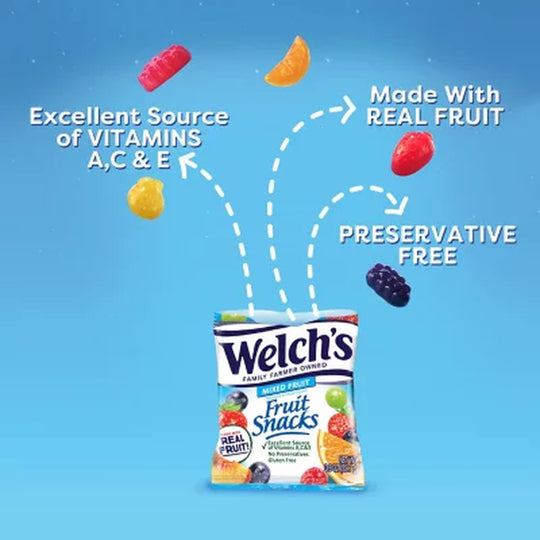 Jumbo Box Welch's Mixed Fruit Fruit Snack (90 Ct.)