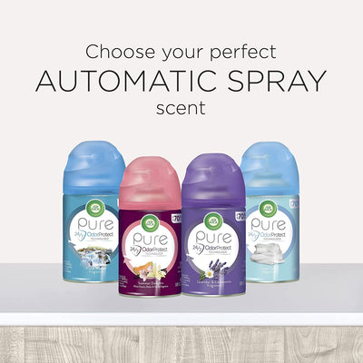 Air Wick Automatic Air Freshener Spray Refill, 2ct, Summer Delights, Odor Neutralization, Essential Oils