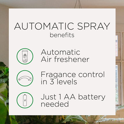 Air Wick Automatic Air Freshener Spray Refill, 2ct, Summer Delights, Odor Neutralization, Essential Oils