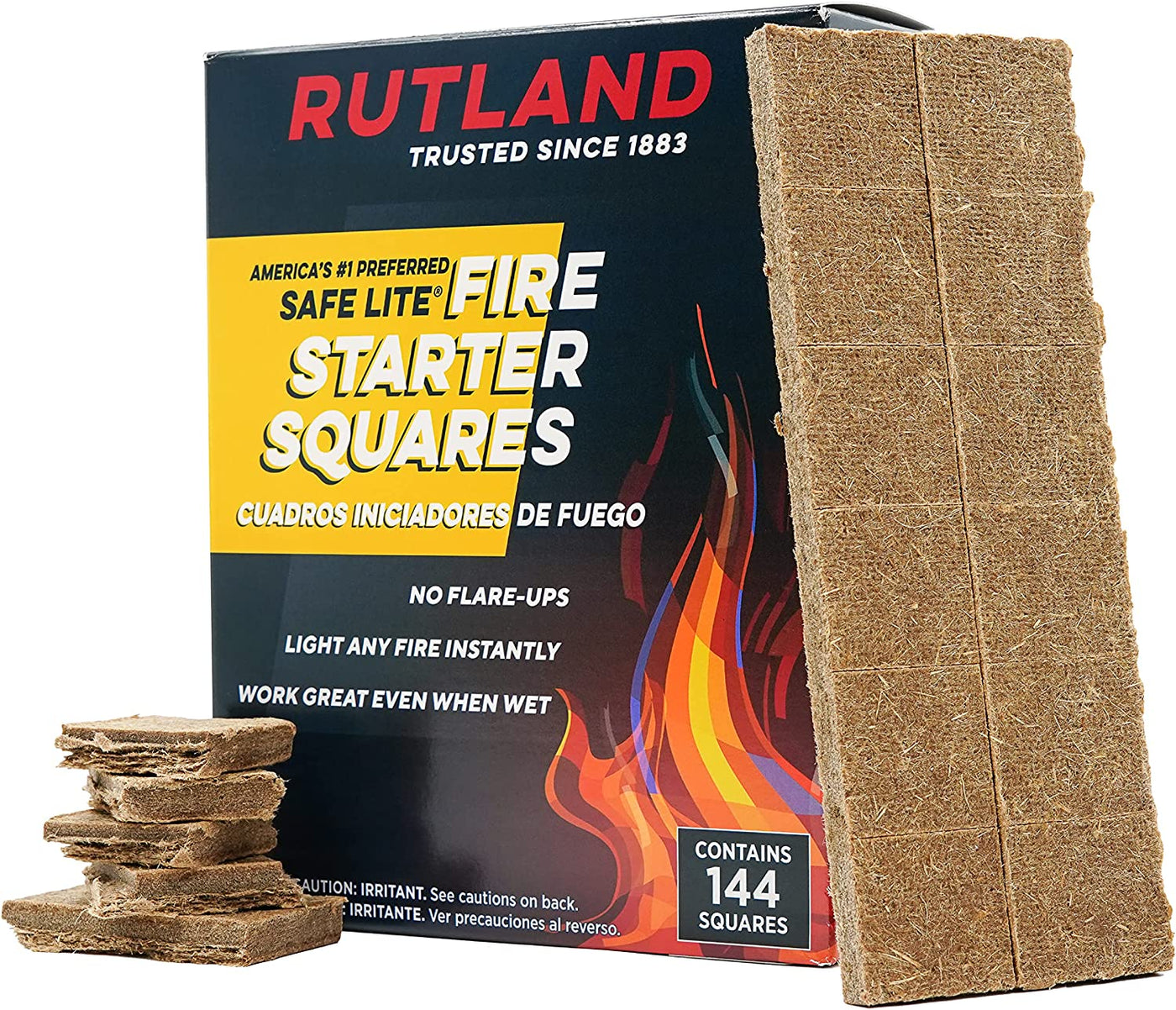  Safe Lite Fire Starter Squares, 24 squares 