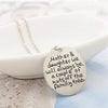 Mother & Daughter "We Will Always Be the Family Tree" Pendant Necklace
