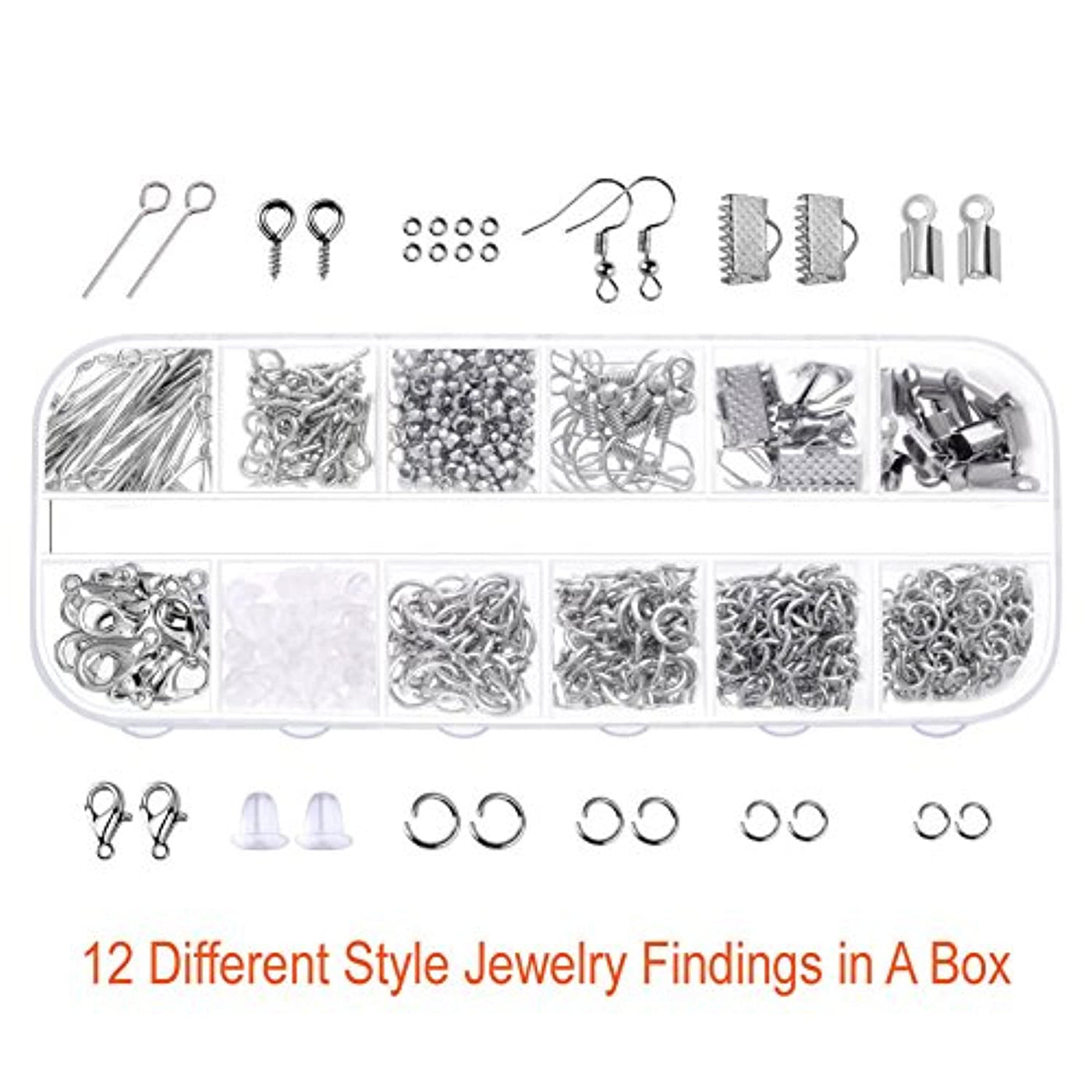 AL-Tools Jewelry Making Supplies Kit with Jewelry Tools, Jewelry Wires and Jewelry Findings for Jewelry Repair and Beading