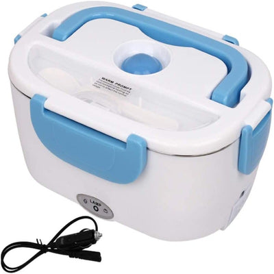 Electric Lunch Box, 1.5 Liter Reheats Food, Stainless Steel