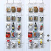 2 Pack: Transparent Over the Door Hanging Pantry Organizer