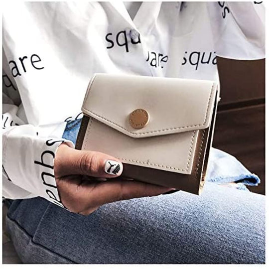 Women's Tri-Fold PU Leather Clutch Wallet