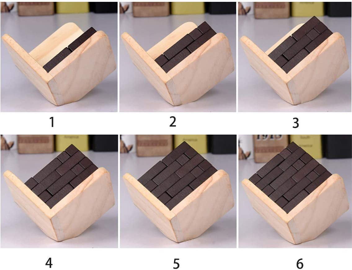 Wooden Brain Teaser Puzzle - Jigsaw Logic Puzzle