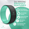 Yoga Wheel - The Best Balance Accessory for Stretching | Posture Fit Padding Technology Keeps You Comfortable & Stable While You Stretch | Fits All Sized People | Holds 440 LBS