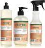 Mrs. Meyer's Kitchen Essentials Set, Includes: Hand Soap, Dish Soap, and All Purpose Cleaner, Geranium, 3 Count Pack
