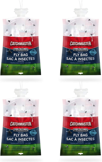 Catchmaster X-Large Outdoor Disposable Fly Bag Trap - Bulk Pack of 2 Fly Bags