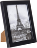 upsimples 5x7 Picture Frame with Real Glass,Bulk Photo Frames for Wall or Tabletop Display,Set of 17,Black