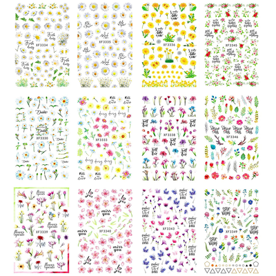 400+ Pieces Holiday Self-Adhesive Nail Decals for Manicures