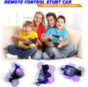 UTTORA Remote Control Car for Kids, 2.4GHz 2 in 1 RC Stunt Car, Double Sided 360°Flips Rotating with LED Headlights, Waterproof Stunt Controlled Vehicle with Rotate 360 Car Toy for 8-12 Year
