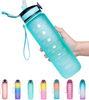 Giotto 32oz Leakproof BPA Free Drinking Water Bottle with Time Marker & Straw to Ensure You Drink Enough Water Throughout The Day for Fitness and Outdoor Enthusiasts