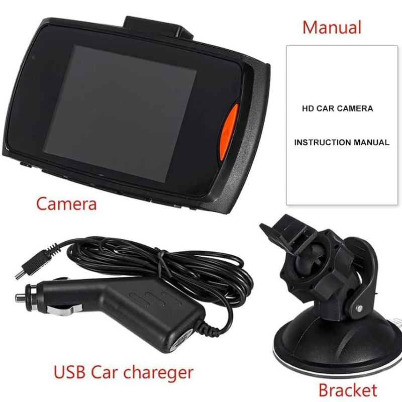 1080P Dash Camera for Cars DVR Dash Cam Vehicle Video Recorder with G-Sensor Night Vision Motion Activated