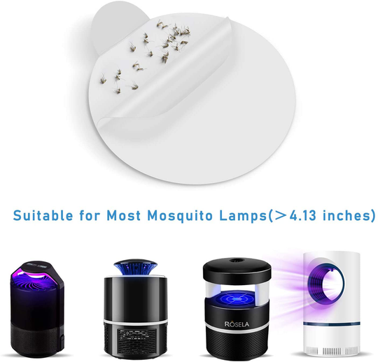 Mosquito Trap Sticky Refillable Glue Boards 12 Pack, Fits Most Models Indoor Mosquito Killer Lamp