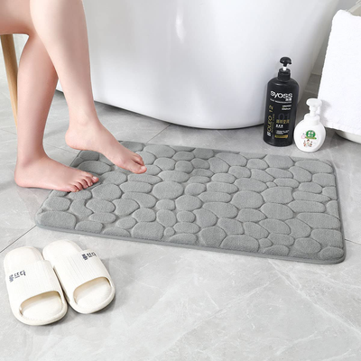 Memory Foam Bath Mat Skid Resistant Absorbent Bathroom Rug Carpet Machine Washable