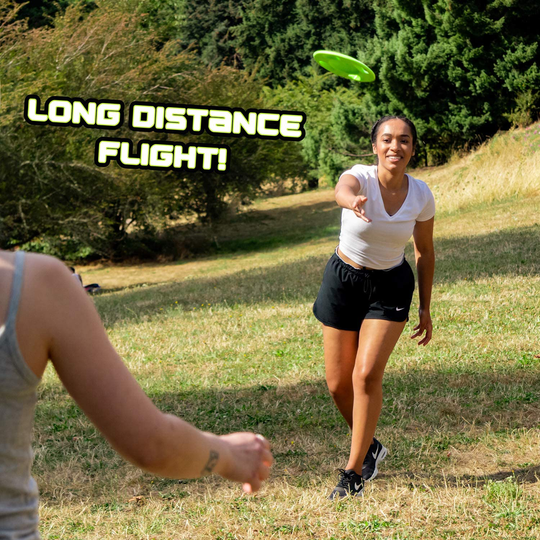 StuntDisk Flying Disc Toy - Perform Amazing Tricks & Spins - Outdoor Disk Game for Lawn, Beach & More - Throw, Toss & Catch - Kids & Adults 8+