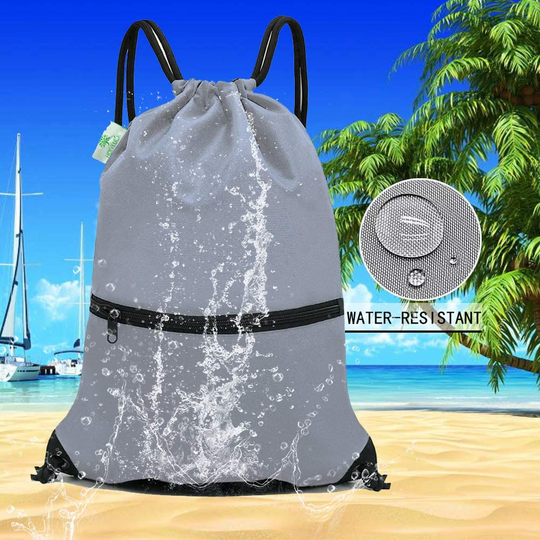 HOLYLUCK Drawstring Backpack Bag Sport Gym Sackpack