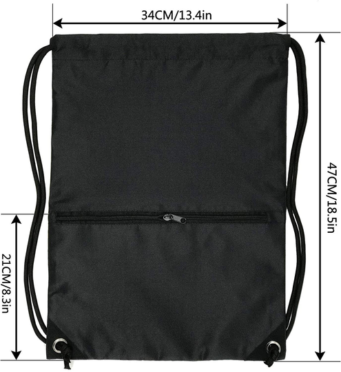 HOLYLUCK Drawstring Backpack Bag Sport Gym Sackpack