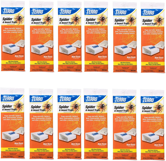 Terro T3206 Spider & Insect Trap (4 Count) (12 Pack)