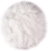12’’ Small Faux Fur Sheepskin Cushion Soft Plush Area Rug, White Photo Background for Small Product Desktop Photography, Jewelry, Watches, Cosmetics, Ornament, Nail Art, Display and Decor (Square)