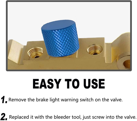 Brake Proportioning Valve Bleeder Tool, Valve Bleeding Tool Compatible with GM Combination Valves, PV2 PV4, Disc/Disc Disc/Drum AC Delco 172-1353 172-1371