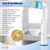 Aster Electric Toothbrush Replacement Heads 16 Pack Compatible Oral B Braun Replacement Brush Heads