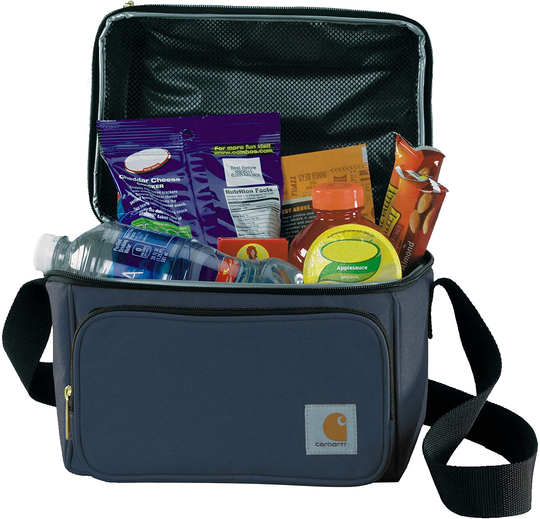 Carhartt Deluxe Dual Compartment Insulated Lunch Cooler Bag, Black