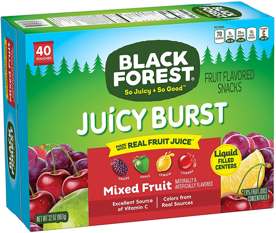 Fruit Snacks Juicy Bursts, Mixed Fruit