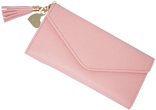 Womens Wallet Ultra Slim Pu Leather Credit Card Holder Clutch Hand holding trendy Wallets for Women