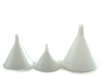 Norpro Plastic Funnel, Set of 3, Set of Three, White