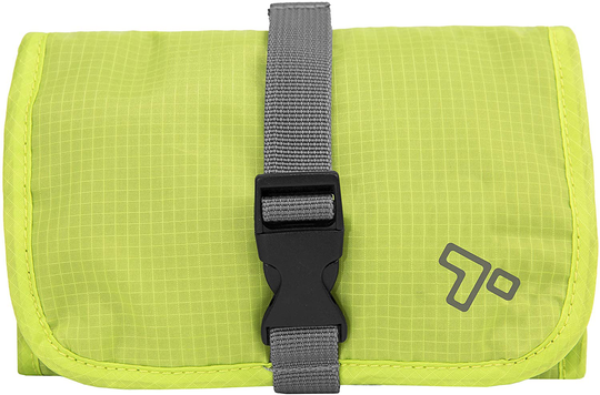 Travelon Tech Accessory Organizer, Lime, OPEN 13.75 x 6.5 x .1 CLOSED 6.5 x 5 x 1