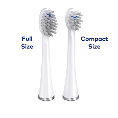 Waterpik Replacement Brush Heads for Sonic-Fusion Flossing Toothbrush SFRB-2EW, 2 Count 