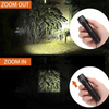 Pack of 5 Powerful Mini LED Flashlights - USB Rechargeable Bright High Power Lumens 