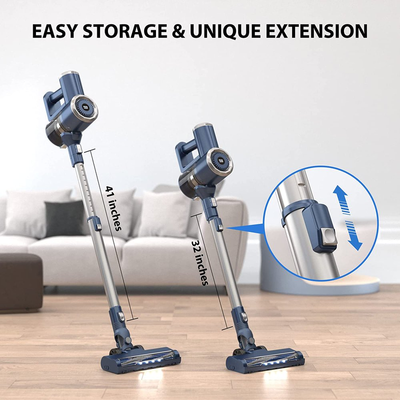 Cordless Stick Vacuum Cleaner - Lightweight for Carpet, Floors, and Pet Hair